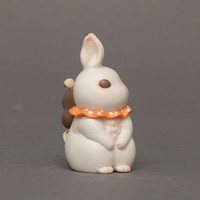 PLUS会员：可米生活 白夜童话系列 七月兔 可爱桌面摆件
