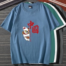 墨回（MOHUI） 中国虎 男士短袖T恤