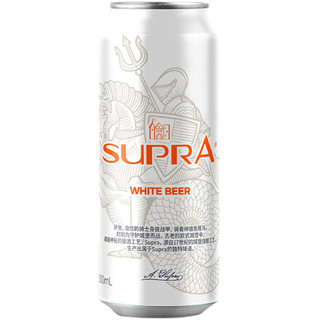 SUPRA 雪堡啤酒 比利时白啤 500ml*3罐