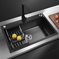 VINDAZ 卫达斯 WDZ-018 纳米三孔单槽套装 55*45cm B套餐