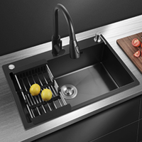 VINDAZ 卫达斯 WDZ-018 纳米三孔单槽套装 75*45cm C套餐