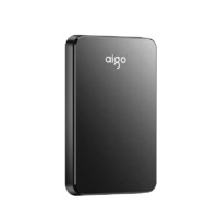 aigo 爱国者 HD809 2.5英寸Micro-B便携移动机械硬盘 1TB USB3.0 黑色