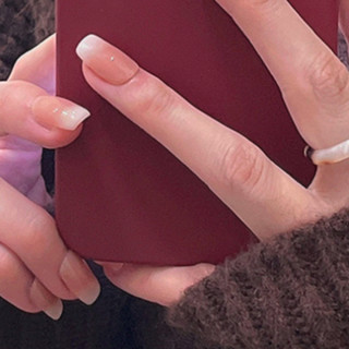 YINUO 以诺 iPhone 13 硅胶手机壳 瞳眼 酒红色