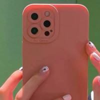 YINUO 以诺 iPhone 13 硅胶手机壳 瞳眼 豆沙粉