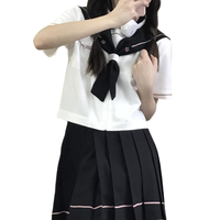 春日制服部 桜卷女中 JK制服 水手服 女士夏服上衣 白色 XL