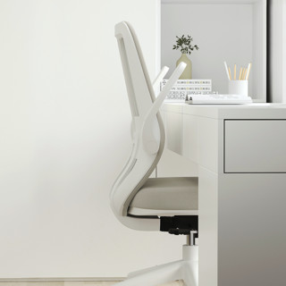 HBADA 黑白调 J101 聪敏电脑椅 白色 轻享版