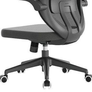 HBADA 黑白调 J101 聪敏电脑椅 黑色 轻享版