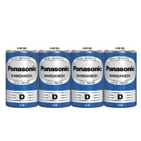 Panasonic 松下 R20PNU/4SC 1号碳性电池 1.5V 4粒装