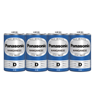 panasonic松下r20pnu4sc1号碳性电池15v4粒装