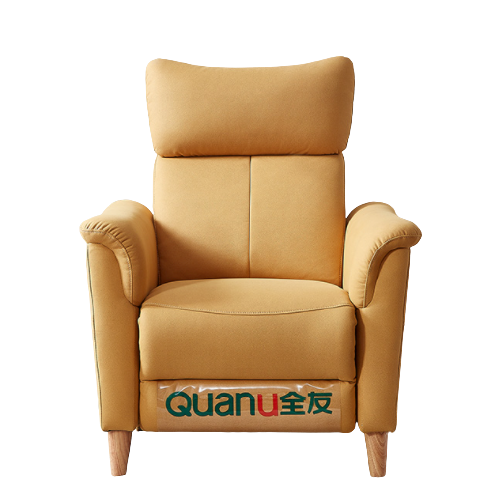 QuanU 全友 102905A 手动布艺单椅 黄色