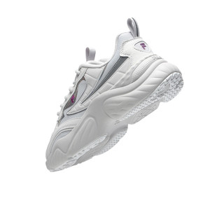 FILA 斐乐 FUSION系列 女子休闲运动鞋 T12W217303F-NS 雨雾灰/银色 38