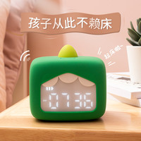 ONEFIRE/万火 会说话闹钟小学生用儿童男孩专用起床神器智能电子时钟计时器两用 热销★【扫码设置-迷斯拉】倒计时功能+充电线