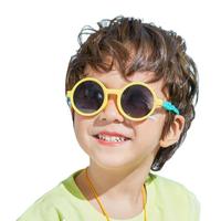 lemonkid 柠檬宝宝 LK2210201 儿童波浪偏光眼镜 黄/绿色