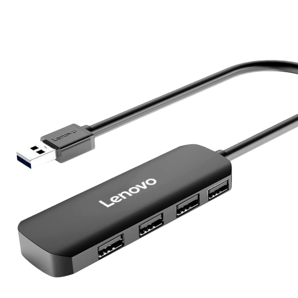 Lenovo 联想 USB2.0集线器 一分四 0.25m 灰色