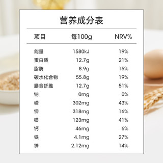 WANGBAOBAO 王饱饱 高纤燕麦片 1kg