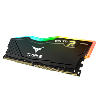 Team 十铨 DELTA系列 DDR4 3000MHz RGB 台式机内存 灯条 黑色 8GB