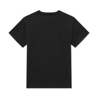 GXG 男士圆领短袖T恤 GB144703C 黑色 L