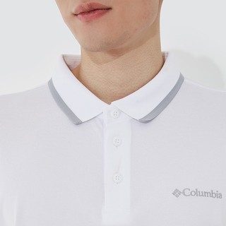 Columbia 哥伦比亚 男子POLO衫 AE0412-100 白色 M