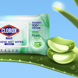clorox 高乐氏 卫生湿巾 10片*6包
