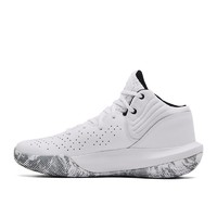 UNDER ARMOUR 安德玛 Jet '21 中性篮球鞋 3024260-103 白色 41