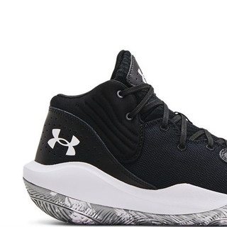 UNDER ARMOUR 安德玛 Jet '21 中性篮球鞋 3024260-001 黑色 45