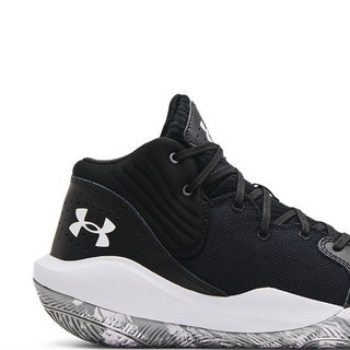 UNDER ARMOUR 安德玛 Jet '21 中性篮球鞋 3024260-001 黑色 40