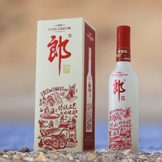 LANGJIU 郎酒 朗哥 红款 2016年 44.8%vol 酱香型白酒 500ml*6瓶 整箱装