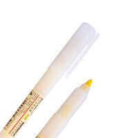 Snowhite 白雪 PB-61 单头荧光笔 马卡龙奶油黄 单支装