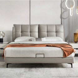 kuka顾家家居pt7511西多士面包软床18m床高脚款