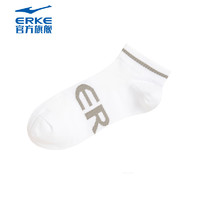 ERKE 鸿星尔克 运动袜男士棉质短袜休闲防臭吸湿防滑透气男袜低帮袜子男