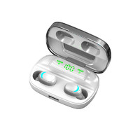 拼搏者 双耳触控3500MA大容量充电tws无线S11蓝牙耳机5.0双通跨境电商   升级版 白色