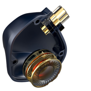 TRN VX pro 无麦版 入耳式绕耳式圈铁有线耳机 深邃蓝 6.5mm