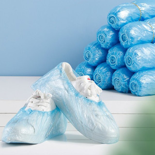 Maryya 美丽雅 HC017580 一次性鞋套 加厚型 100只 蓝色