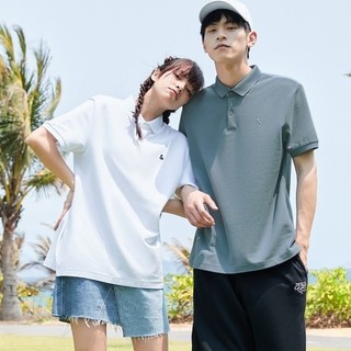 JACK&JONES 杰克琼斯 男女款短袖POLO衫 221206061 本白 XXXL