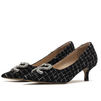 ST&SAT 星期六 格子高跟鞋 SS93111194