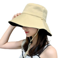 YUZHAOLIN 俞兆林 女士渔夫帽 10042682404160 米色/黑色