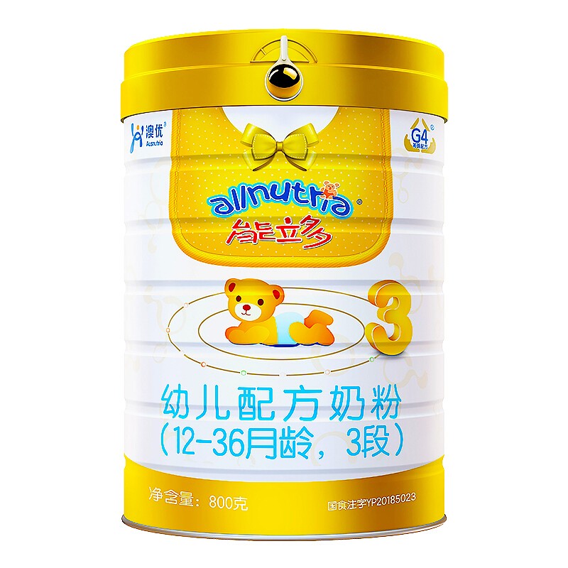 Ausnutria 澳优 幼儿配方奶粉 3段 800g