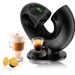 De'Longhi 德龙 Delonghi/德龙 EDG736 全自动家用胶囊咖啡机多趣酷思DOLCE EDG736全自动小型胶囊咖啡机(黑色)