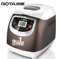 Rota 润唐 烤面包机家用全自动揉面发酵和面机小型蛋糕烘培烤馒头机RTBR-8012