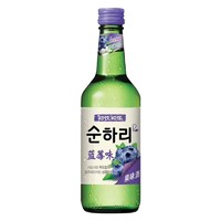LOTTE 乐天 韩国进口 乐天 （Lotte）初饮初乐 蓝莓味配制酒 烧酒 果味酒  360ml/瓶