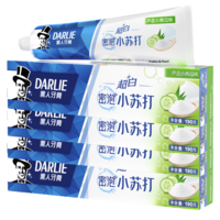 DARLIE 好来 超白密泡小苏打牙膏 芦荟小青瓜味 190g*4