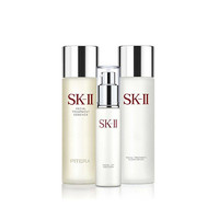 SK-II 多方位护肤套装（神仙水230ml+骨胶原乳液100G+清莹露230ml)  补水保湿 修护肌肤