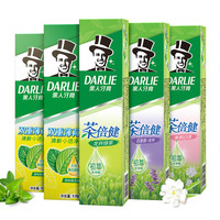 DARLIE 好来 牙膏套装 (茶倍健茉莉白茶140g+百里香140g+龙井绿茶140g+双重薄荷175g*2支)