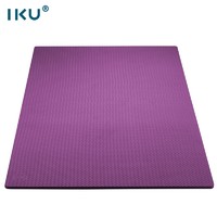 IKU i酷 双人瑜伽垫加厚20mm舞蹈训练儿童爬行多功能家庭运动健身垫子192cm*125cm*20mm紫色