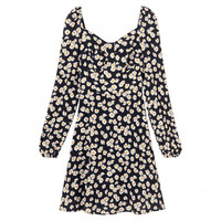 EPTISON 衣品天成 梵星向日葵系列 女士短款连衣裙 AWQ140 黑色 S