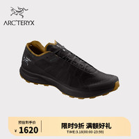 ARC'TERYX 始祖鸟 男子 防水 NORVAN-SL GTX 越野跑鞋 Black/Yukon/黑/育空黄 UK7/25.5CM