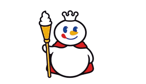 蜜雪冰城 唱歌雪王玩偶硅胶公仔