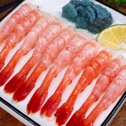 北极甜虾刺身口感图片