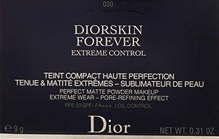 DIOR 迪奥 Christian Dior Diorskin Forever Extreme Control 凝脂恒久卓越控油粉饼，Spf 20，Medium Beige，0.31盎司，9克