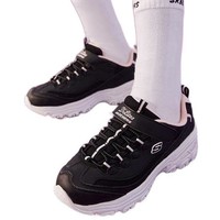 SKECHERS 斯凯奇 664180L/BLK 女童休闲运动鞋 黑色 33.5码